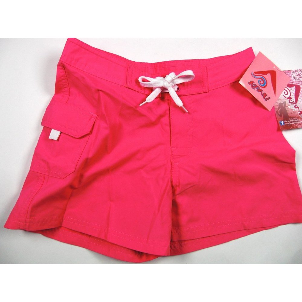 Kanu Little Girls Surfboard Swim Shorts Sz M8-10 Small Sassy Shannon